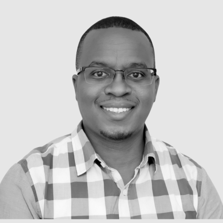 A portrait of Samuel Alumira