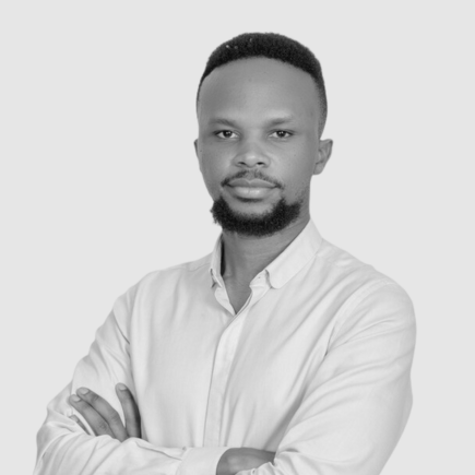 A portrait of Mark Kamau